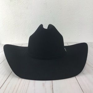 Black Stetson Brimstone 6x Bar None Fur 